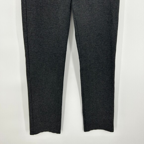 BETABRAND Gray Ponte Dress Yoga Pants Straight Leg Stretch Pants Size Small - Picture 4 of 6